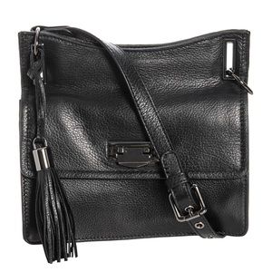 Rachel Roy Small Accordion Crossbody Bag Leather